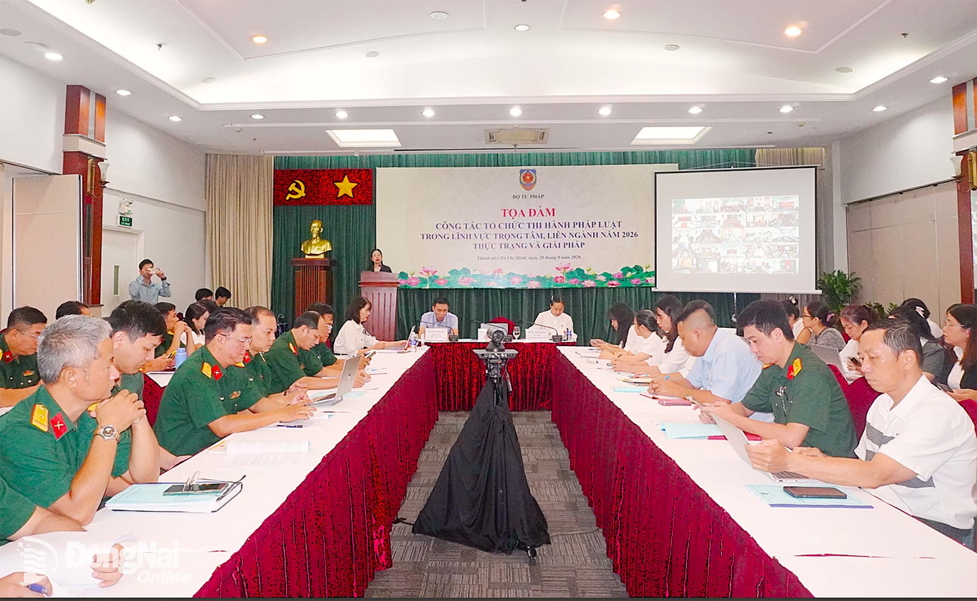 Quang cảnh buổi tọa đàm tại điểm cầu Thành phố Hồ Chí Minh. Ảnh: CTV