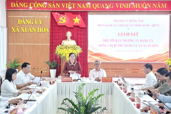Giám sát việc học và làm theo gương Bác ở xã Xuân Hòa