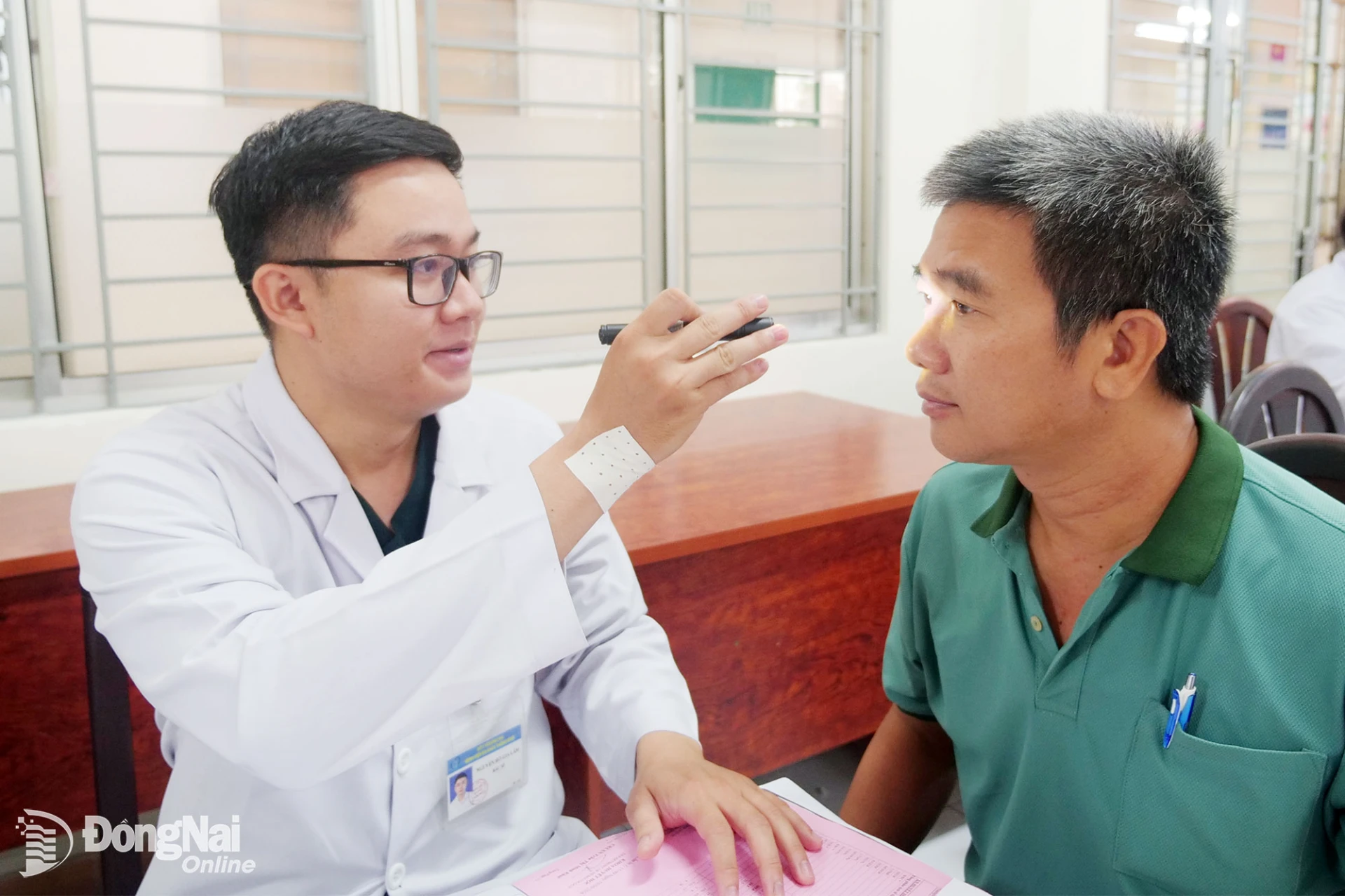 Khám sức khỏe định kỳ cho người lao động của Bệnh viện Nhi đồng Đồng Nai.