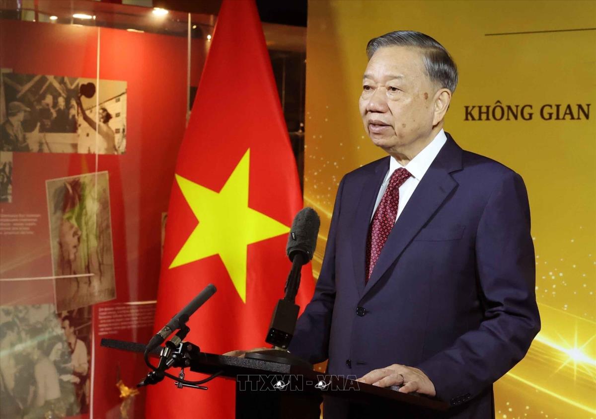 Tổng Bí thư, Chủ tịch nước Tô Lâm phát biểu (8/9/2026). Ảnh: Thống Nhất – TTXVN
