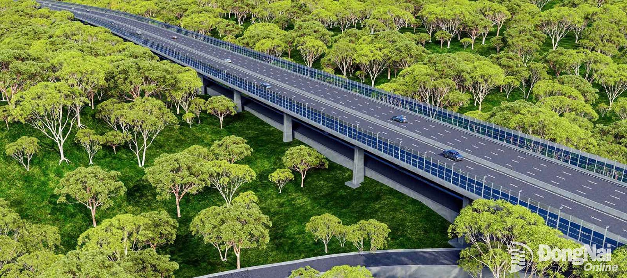 Phối cảnh Dự án Đầu tư xây dựng cầu Mã Đà. Ảnh: NĐT cung cấp