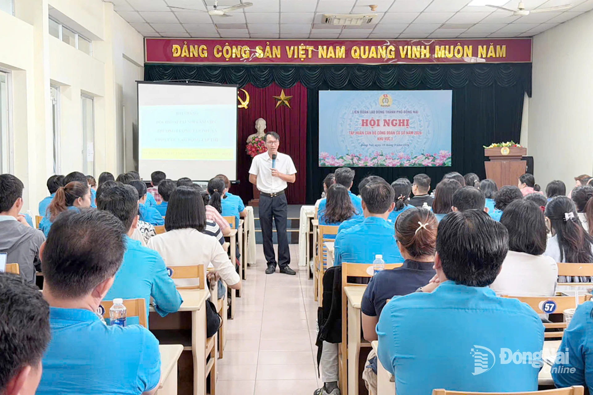 Toàn cảnh lớp tập huấn. Ảnh: N.Hòa