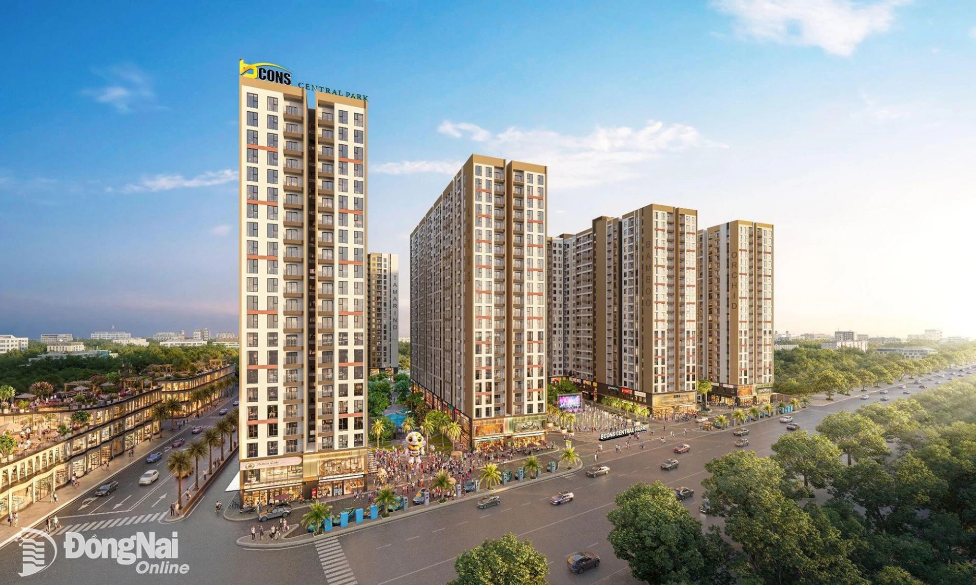 Bcons Central Park dự kiến cung cấp 2.820 căn hộ, đáp ứng nhu cầu an cư chú trọng sự thuận tiện và chất lượng môi trường sống của cư dân Biên Hòa.