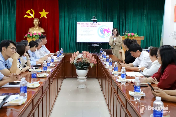 Gần 800 đại biểu tham dự tập huấn lĩnh vực văn hóa, gia đình năm 2026