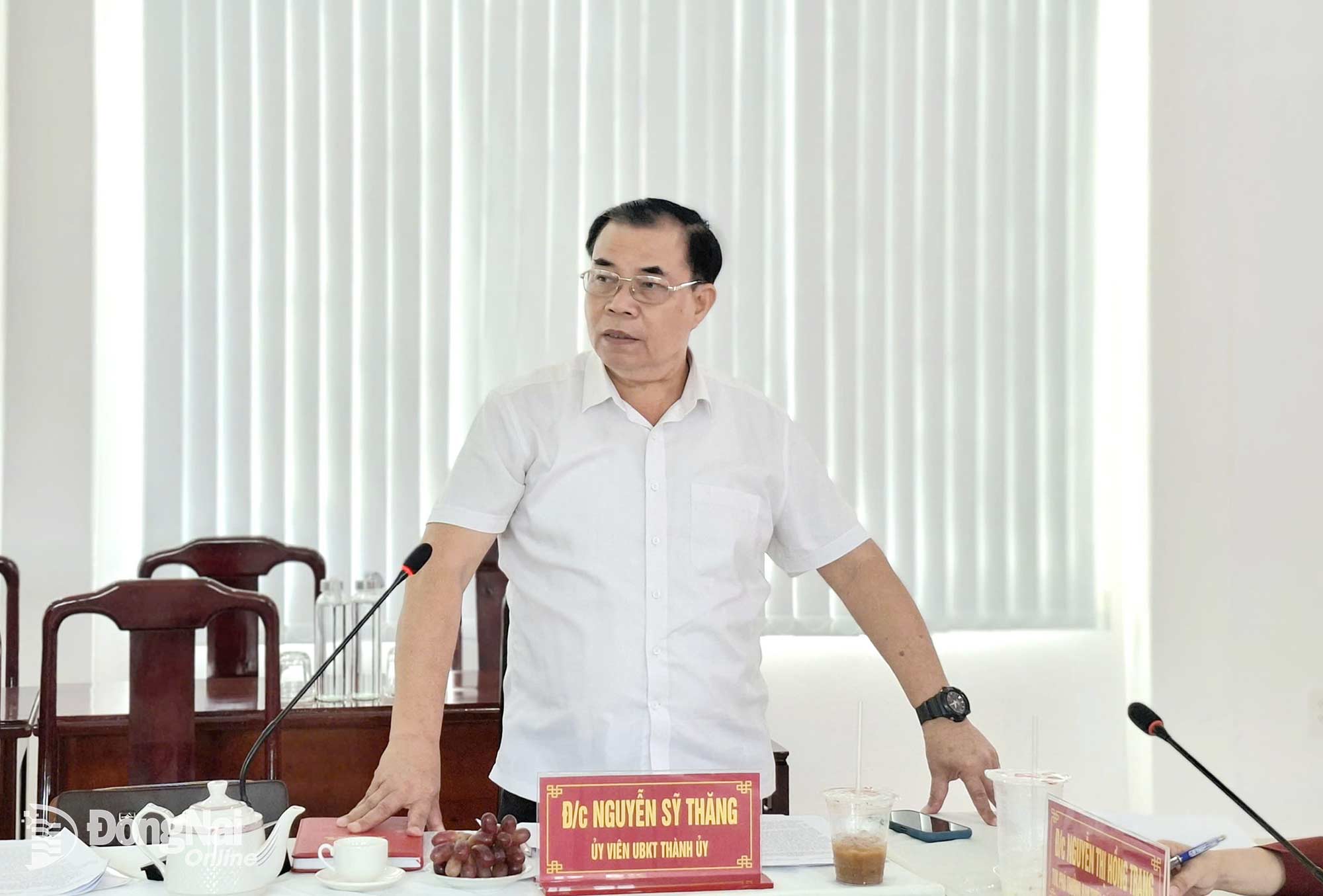 Các ý kiến trao đổi tại buổi làm việc. Ảnh: Mỹ Duyên