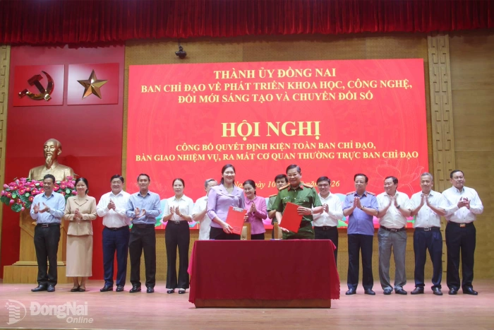 Kiện toàn Ban Chỉ đạo về phát triển khoa học công nghệ, đổi mới sáng tạo và chuyển đổi số thành phố Đồng Nai