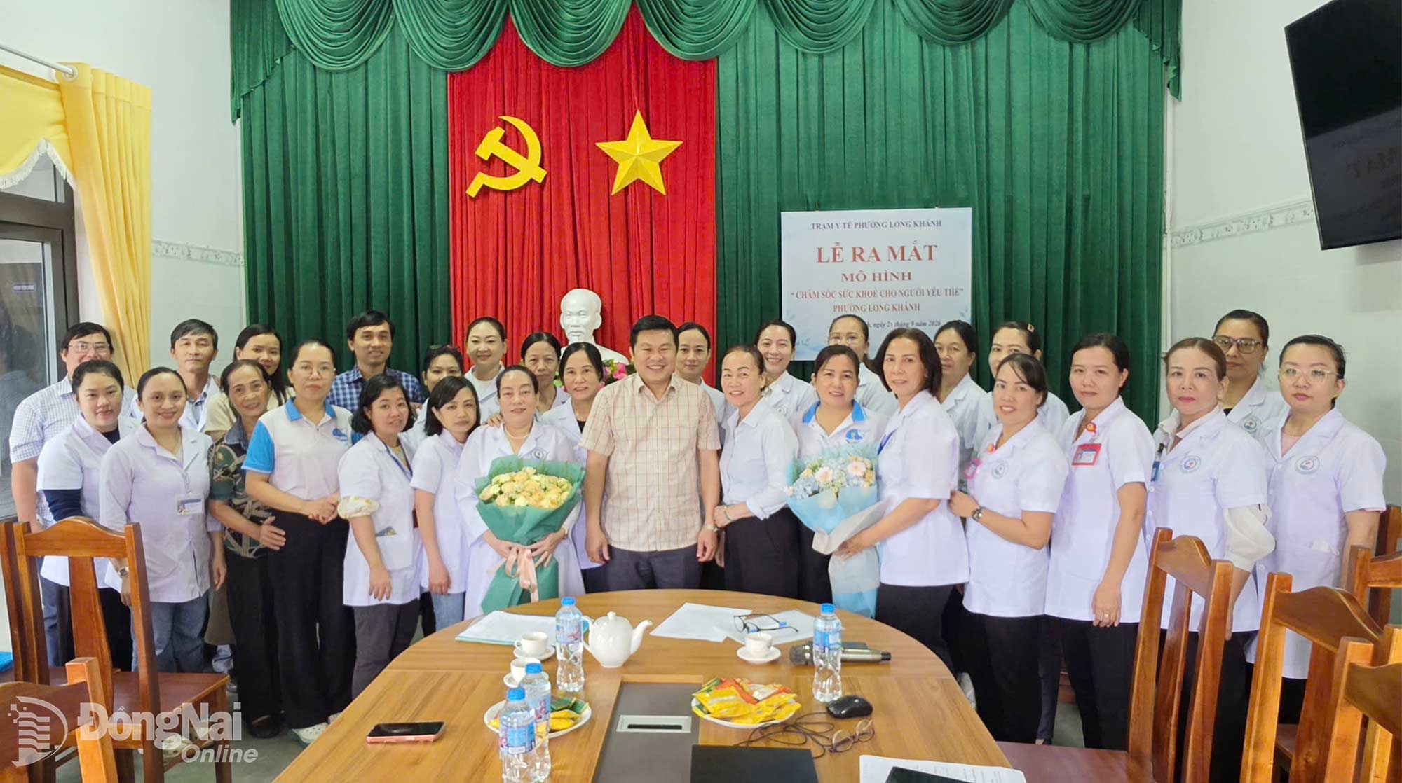 Lễ ra mắt mô hình Chăm sóc sức khỏe cho người yếu thế năm 2026. Ảnh: Trần Thành