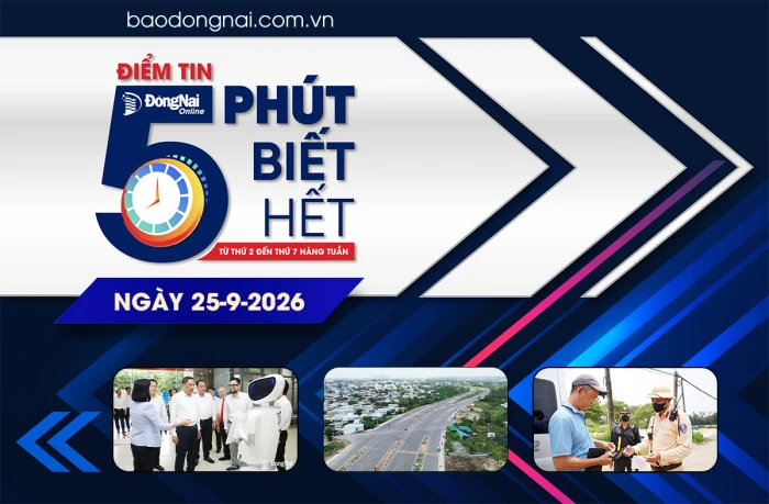 Điểm tin '5 phút biết hết' sáng 25-9: Đại lộ Nguyễn Hữu Cảnh đã bàn giao gần 79% mặt bằng