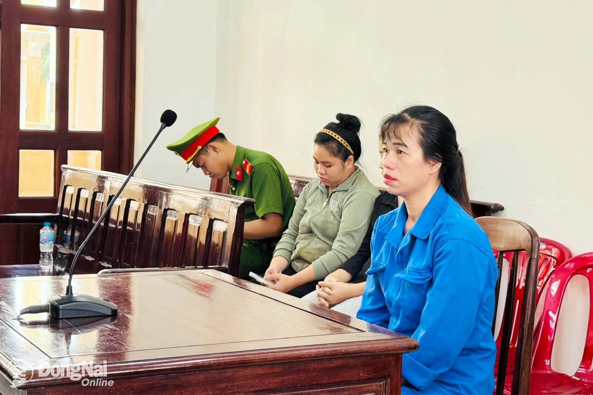 Bị cáo Đỗ Thị Thoa tại phiên tòa xét xử. Ảnh: Tố Tâm