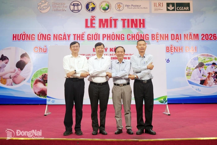 Đồng Nai mít tinh hưởng ứng ngày Thế giới phòng, chống bệnh dại
