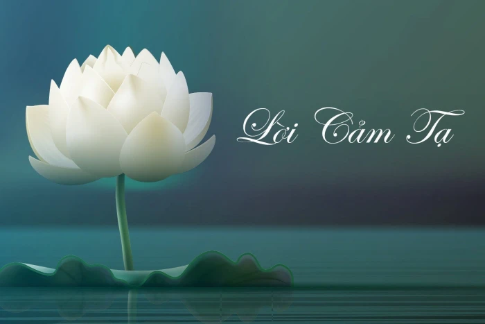 LỜI CẢM TẠ
