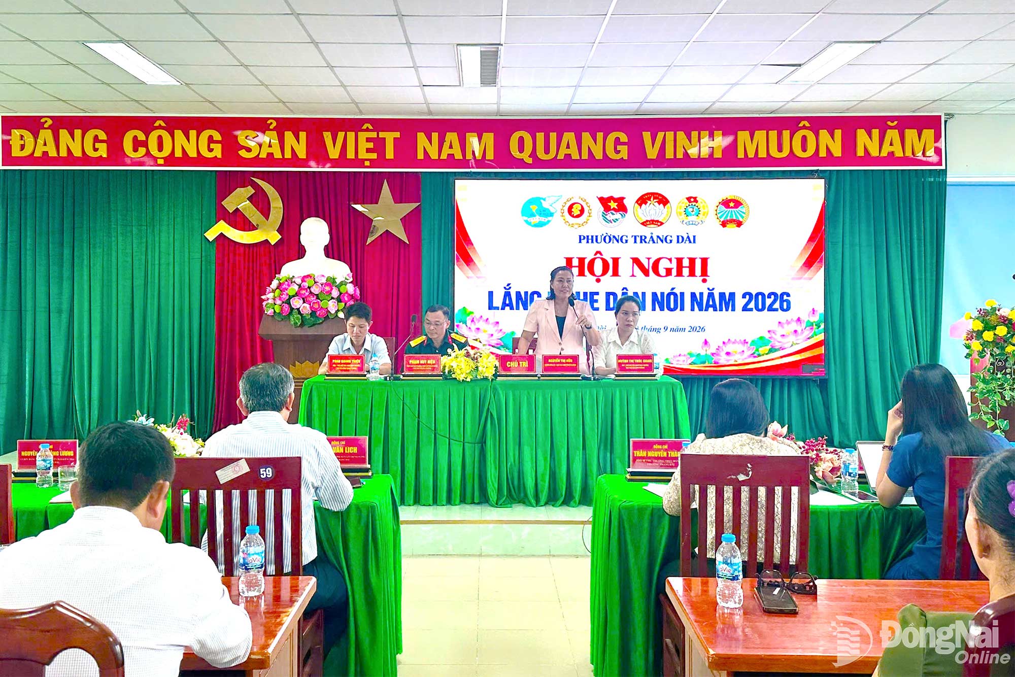 Quang cảnh Hội nghị lắng nghe dân nói năm 2026. Ảnh: Yến Nhi