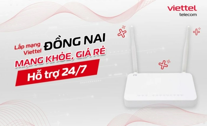 Lắp đặt wifi Viettel Đồng Nai: Tốc độ cao, giá cực rẻ