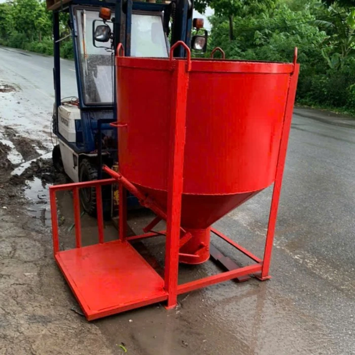 Phễu đổ bê tông cho cẩu tháp bền bỉ có giá tại xưởng