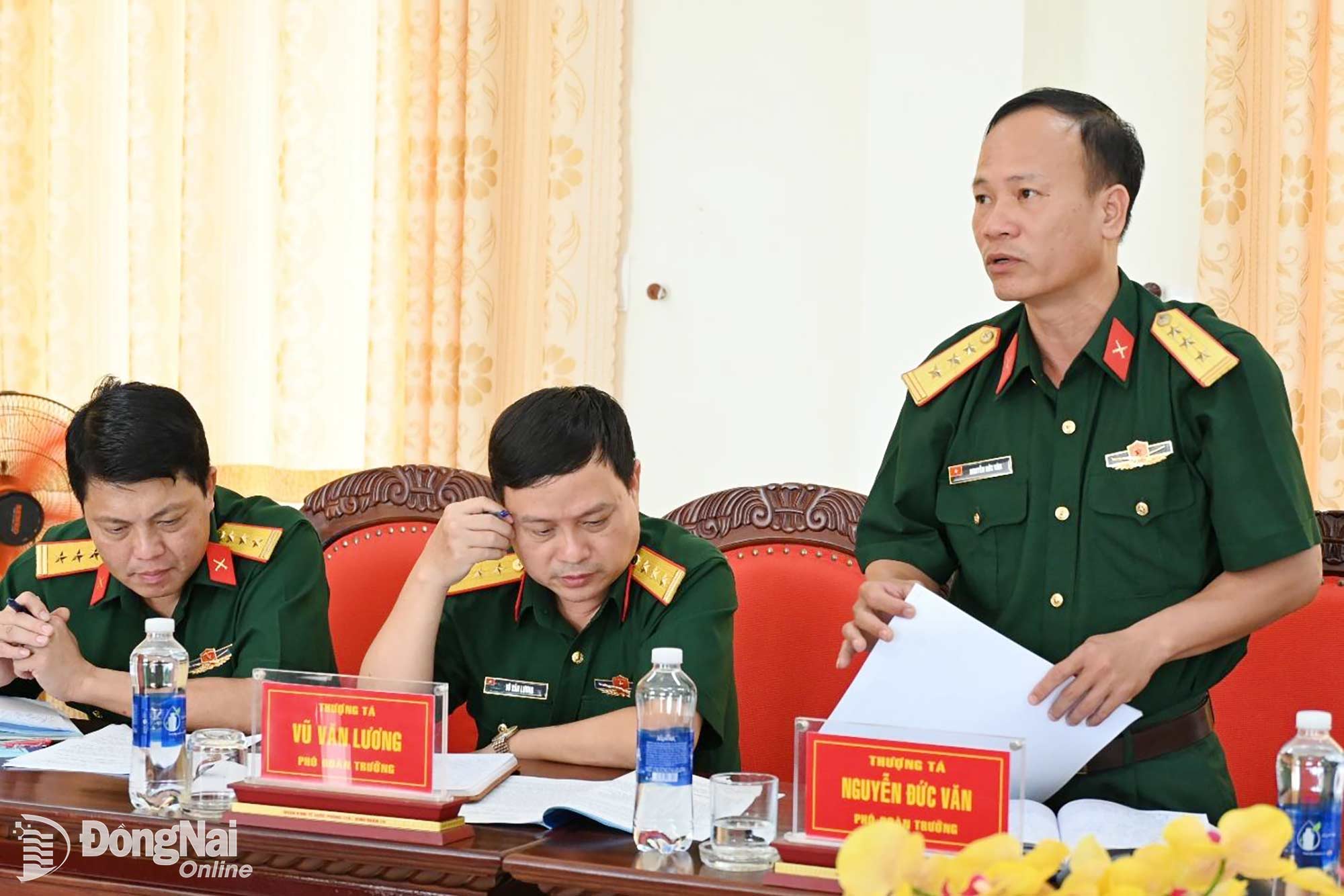 Đại biểu phát biểu tại hội nghị.