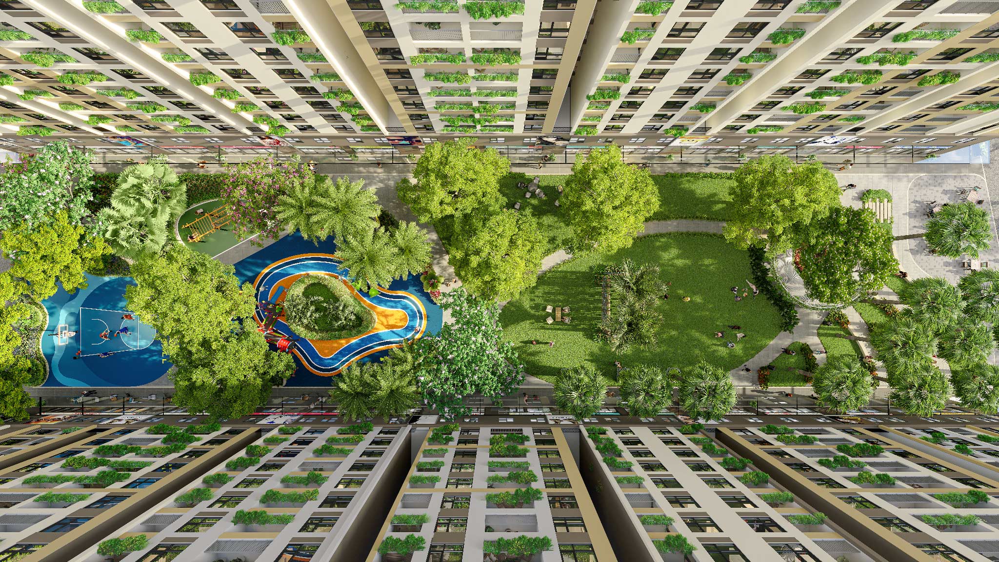 “Căn hộ chuẩn xanh giữa lòng Biên Hòa” với khoảng 7.730 m² diện tích cây xanh, kiến tạo không gian sống xanh cho cư dân.