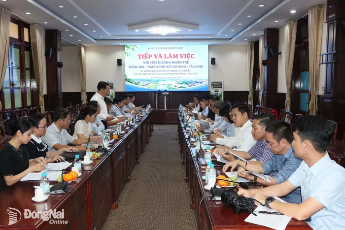 Phường Bình Phước làm việc với Hội Doanh nhân trẻ 3 địa phương về xúc tiến đầu tư