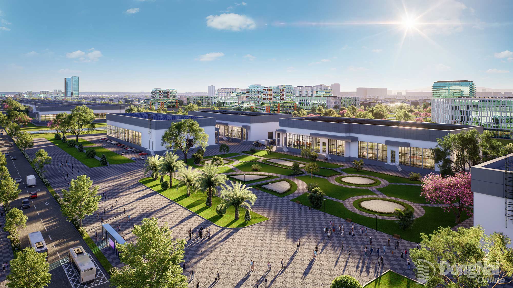 Phối cảnh khu Data Center của KNIC.