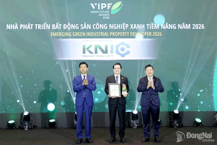 KNIC thuộc Tập đoàn KN Holdings lần thứ ba liên tiếp được vinh danh tại chương trình “Vì tương lai xanh 2026”