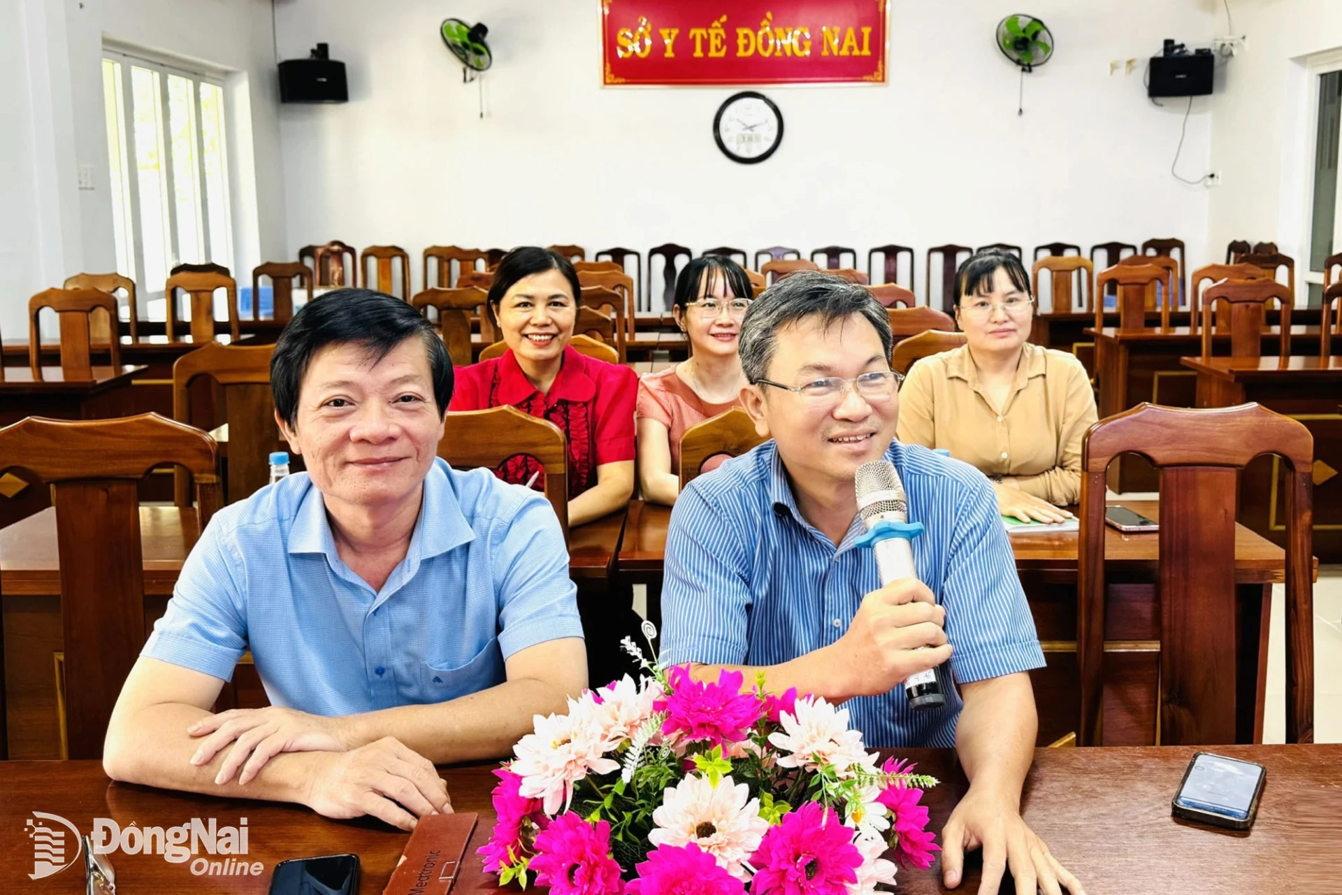 Các đại biểu tham dự cuộc họp tại điểm cầu Đồng Nai. Ảnh: Hạnh Dung

