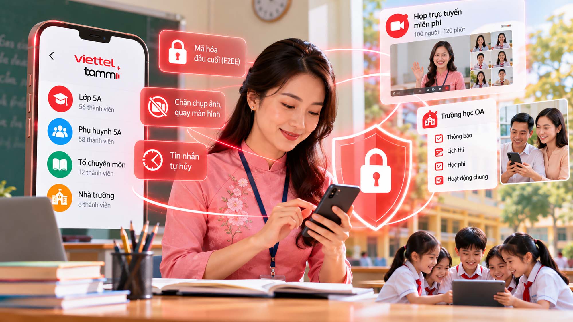 Giữ gìn sự riêng tư và an toàn cho học sinh trên không gian mạng


