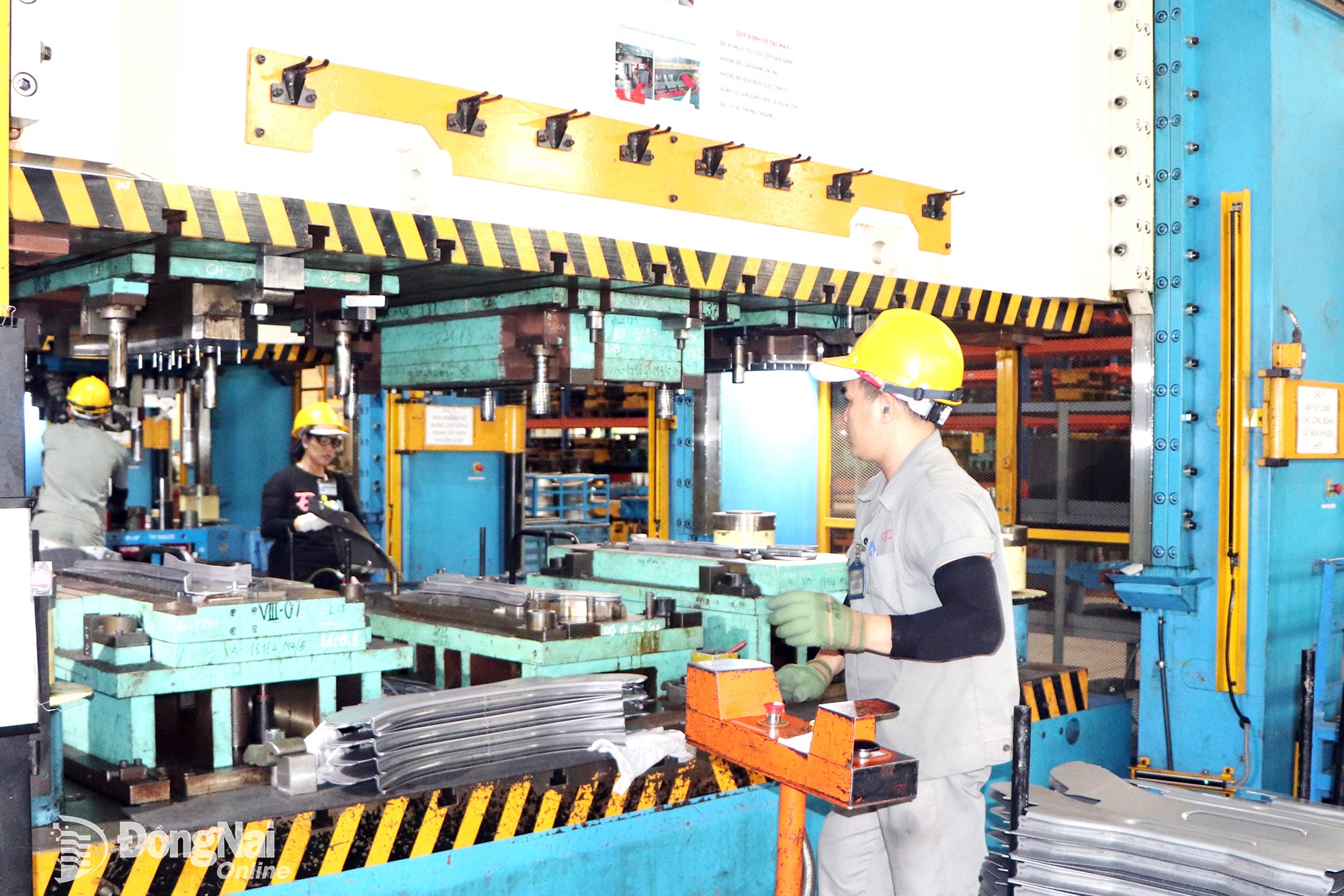 Production at Vietnam Precision Industrial Joint Stock Company (Ho Nai Industrial Park, Ho Nai Ward).