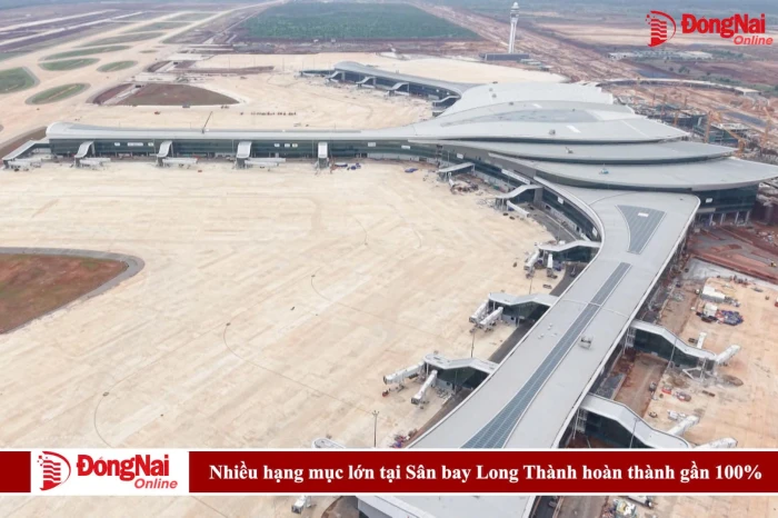 [Video] Nhiều hạng mục lớn tại sân bay Long Thành hoàn thành gần 100%