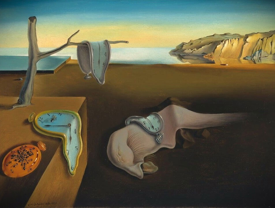 The Persistence of Memory (Sự dằng dai của ký ức) thể hiện tại sự toàn năng của họa sỹ người Tây Ban Nha Salvador Dali. Nguồn: worldfamousthings.com