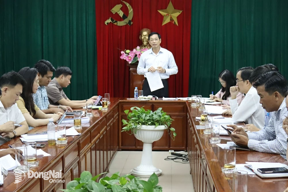 Phó chủ tịch UBND tỉnh Võ Văn Phi phát biểu kết luận