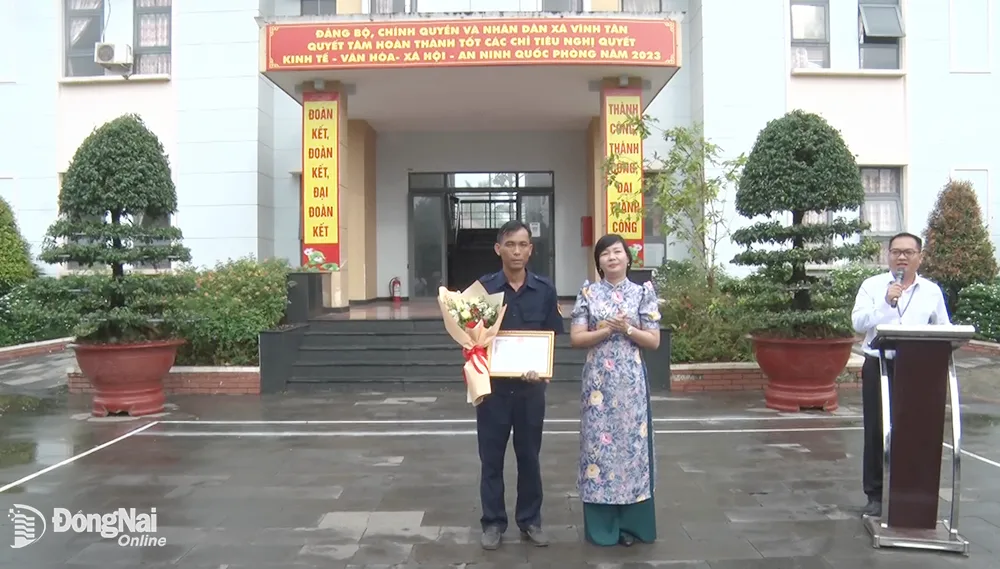 Phó chủ tịch UBND H. Vĩnh Cửu Nguyễn Thị Dung