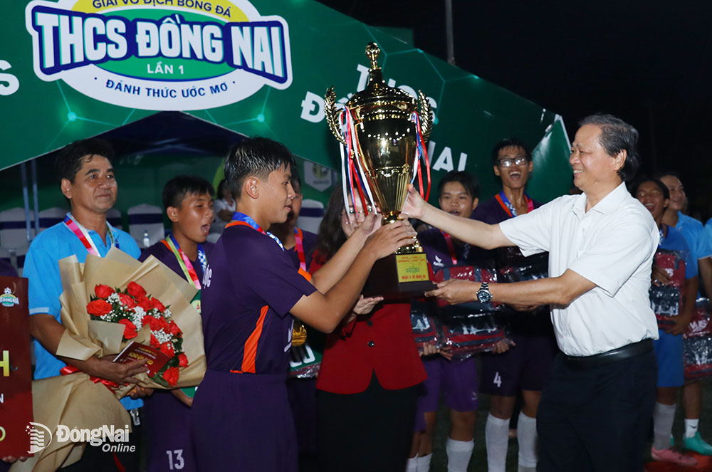 Xuân Lộc vô địch Giải bóng đá học sinh THCS tỉnh Đồng Nai lần 1