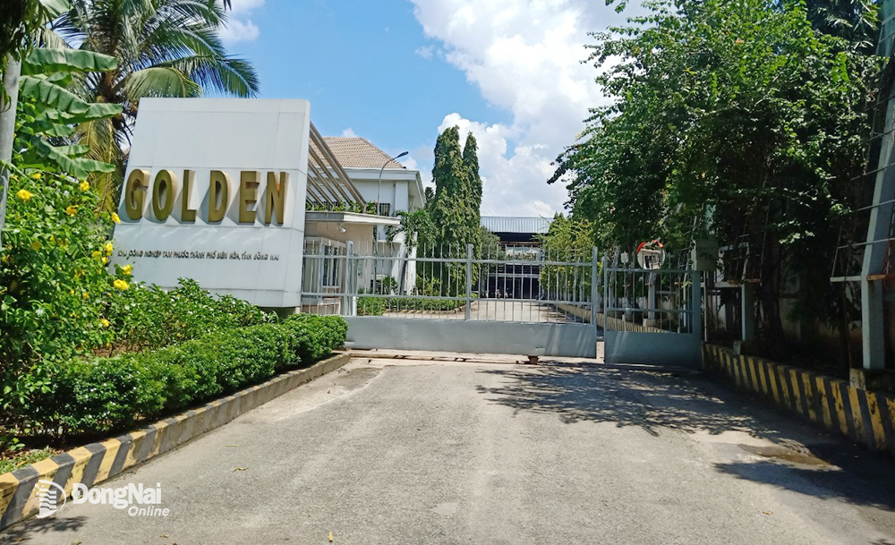 Công ty TNHH Golden tại Khu công nghiệp Tam Phước bị xử phạt