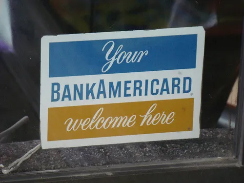 BankAmericard - tiền thân của Visa ngày nay.