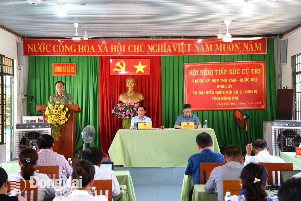 Cử tri huyện Thống Nhất kiến nghị cần có thông tin rõ ràng về Dự án Mở rộng đường tỉnh 769