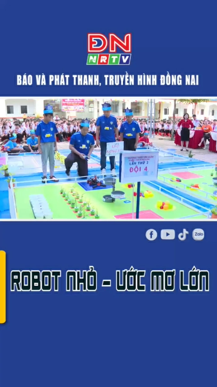 Robot nhỏ - ước mơ lớn