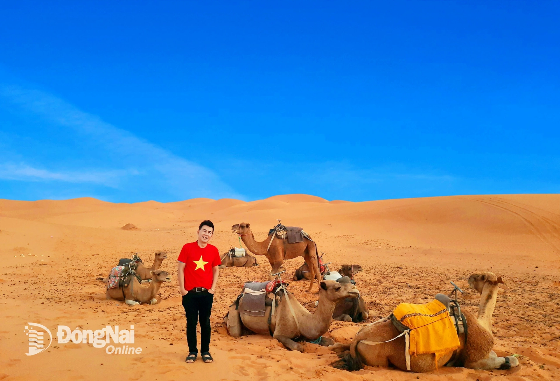 Trên sa mạc Sahara ở vùng Bắc Phi cuối năm 2024.