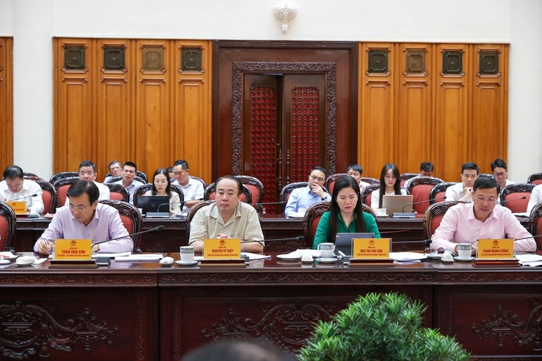 Các đại biểu dự cuộc họp - Ảnh: VGP/Nhật Bắc