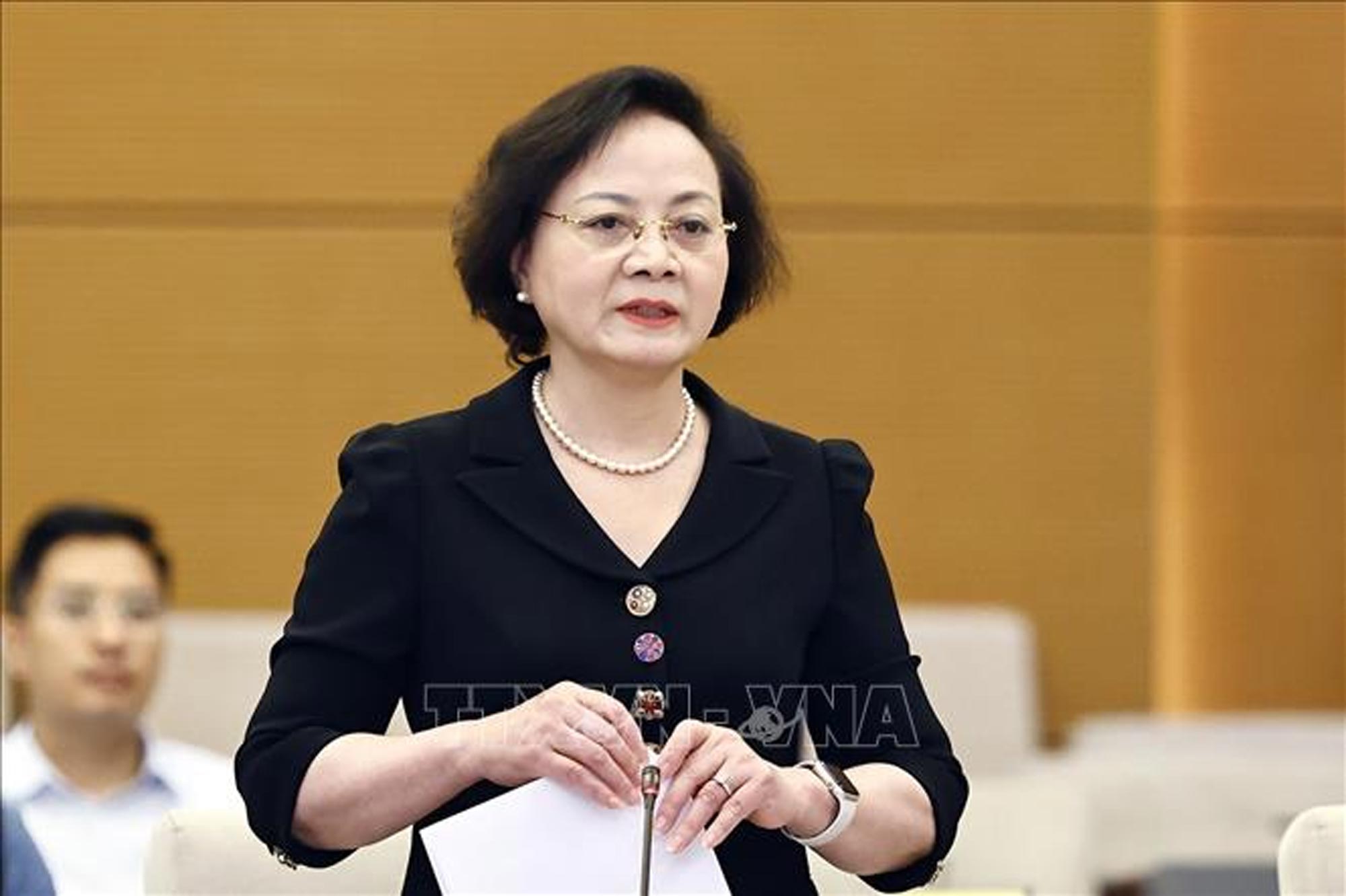 Bộ trưởng Bộ Nội vụ Phạm Thị Thanh Trà. Ảnh tư liệu: Doãn Tấn/TTXVN