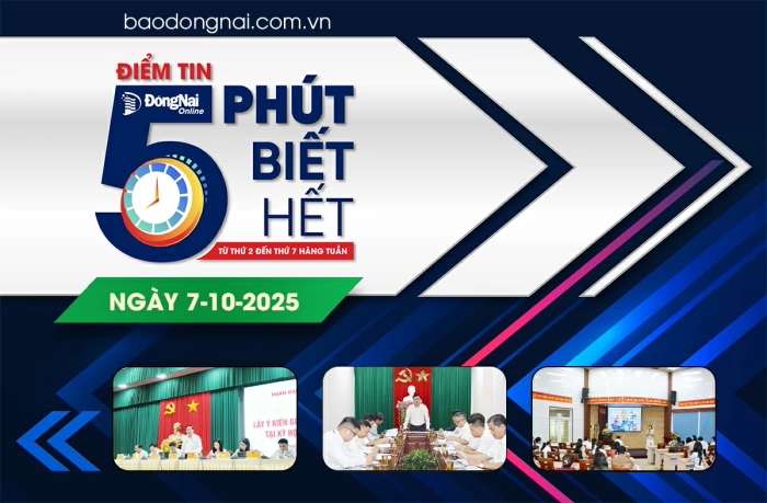 Điểm tin ‘5 phút biết hết’ sáng 7-10: Đảm bảo nguồn vật liệu cho các dự án giao thông trọng điểm