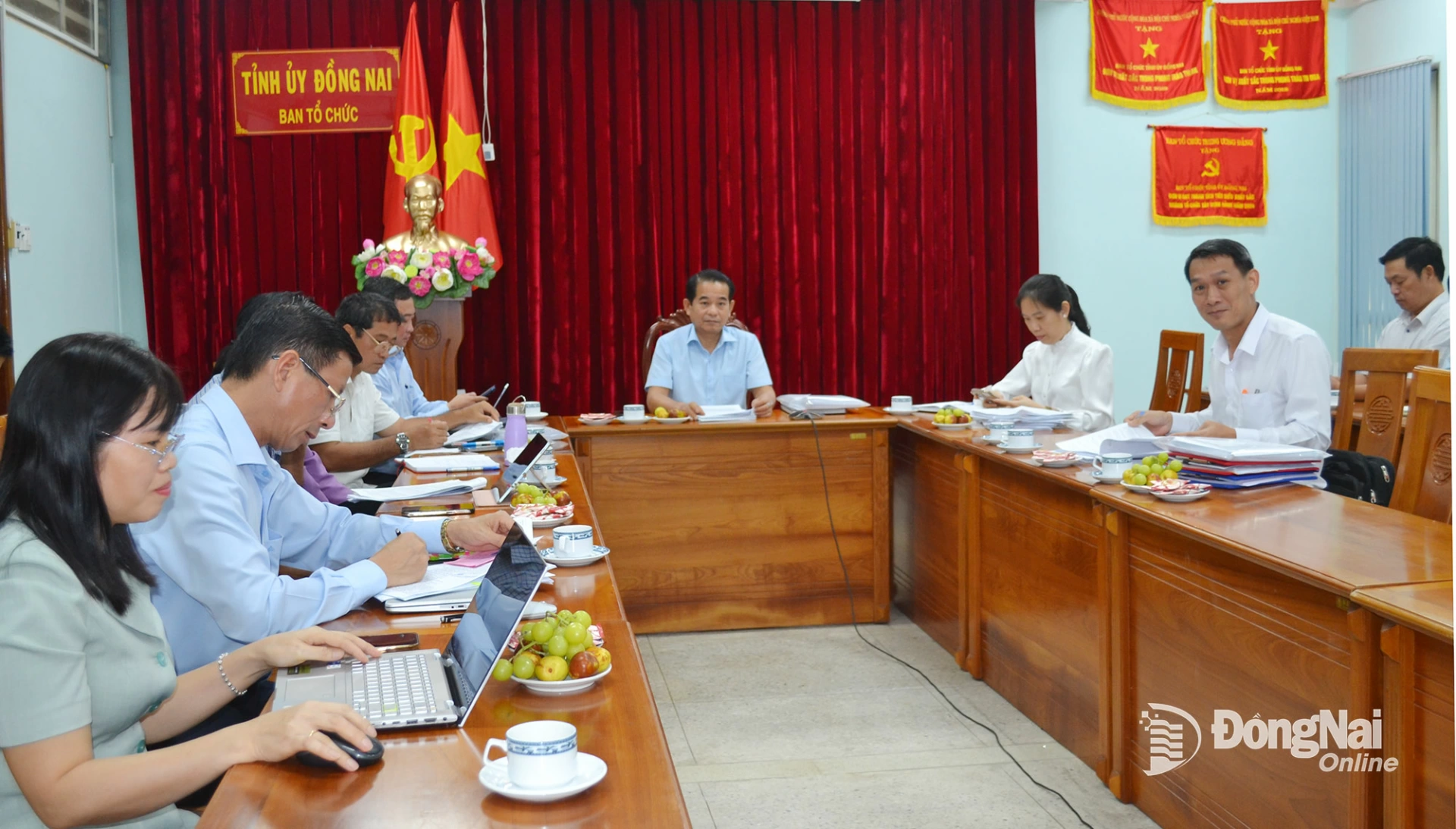 Các đại biểu dự hội nghị tại điểm cầu tỉnh Đồng Nai. Ảnh: Phương Hằng