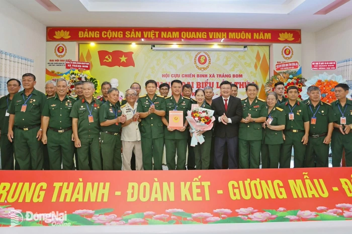 Hội Cựu chiến binh các xã, phường tổ chức Đại hội đại biểu nhiệm kỳ 2025-2030