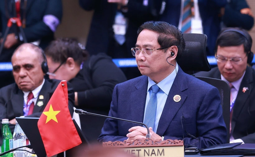 rime Minister Pham Minh Chinh at the 15th ASEAN – UN Summit in Kuala Lumpur on October 27 (Photo: VNA)