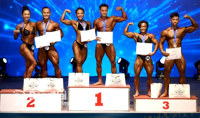 Đồng Nai xếp hạng tư toàn đoàn Giải vô địch thể hình quốc gia năm 2025