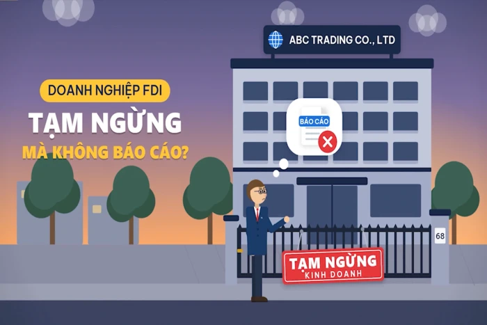 [Short Video] Một ‘lướt’ hiểu Luật: Doanh nghiệp FDI tạm ngừng hoạt động 12 tháng mà không báo cáo có thể bị thu hồi giấy phép