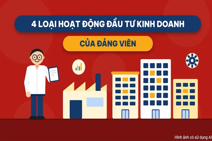 [Short Video] Một ‘lướt’ hiểu Luật: 4 loại hoạt động đầu tư kinh doanh của đảng viên