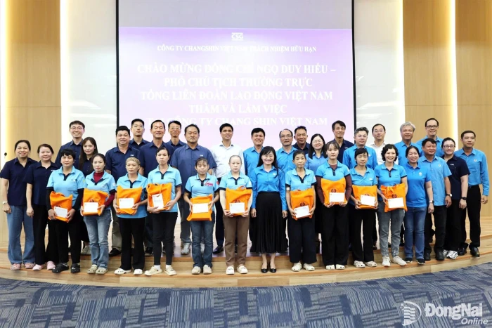 Công đoàn Changshin tiếp tục đồng hành đời sống, việc làm của hơn 42 ngàn lao động