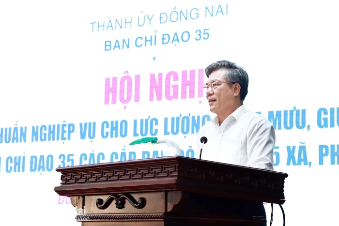 Tập huấn nghiệp vụ cho lực lượng tham mưu, giúp việc của Ban Chỉ đạo 35 các cấp