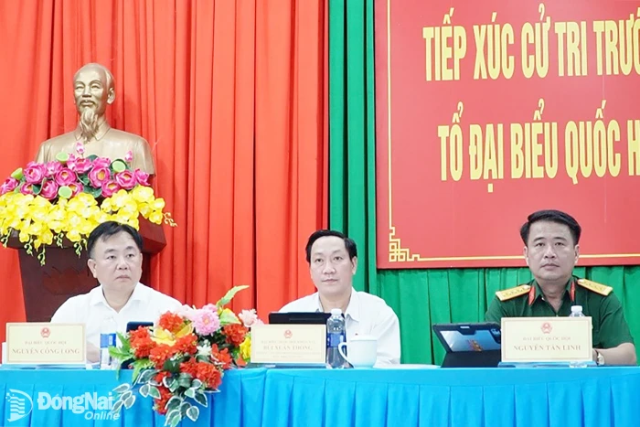 Cử tri 2 xã Xuân Quế và Xuân Đường kiến nghị liên quan đến các vấn đề dân sinh