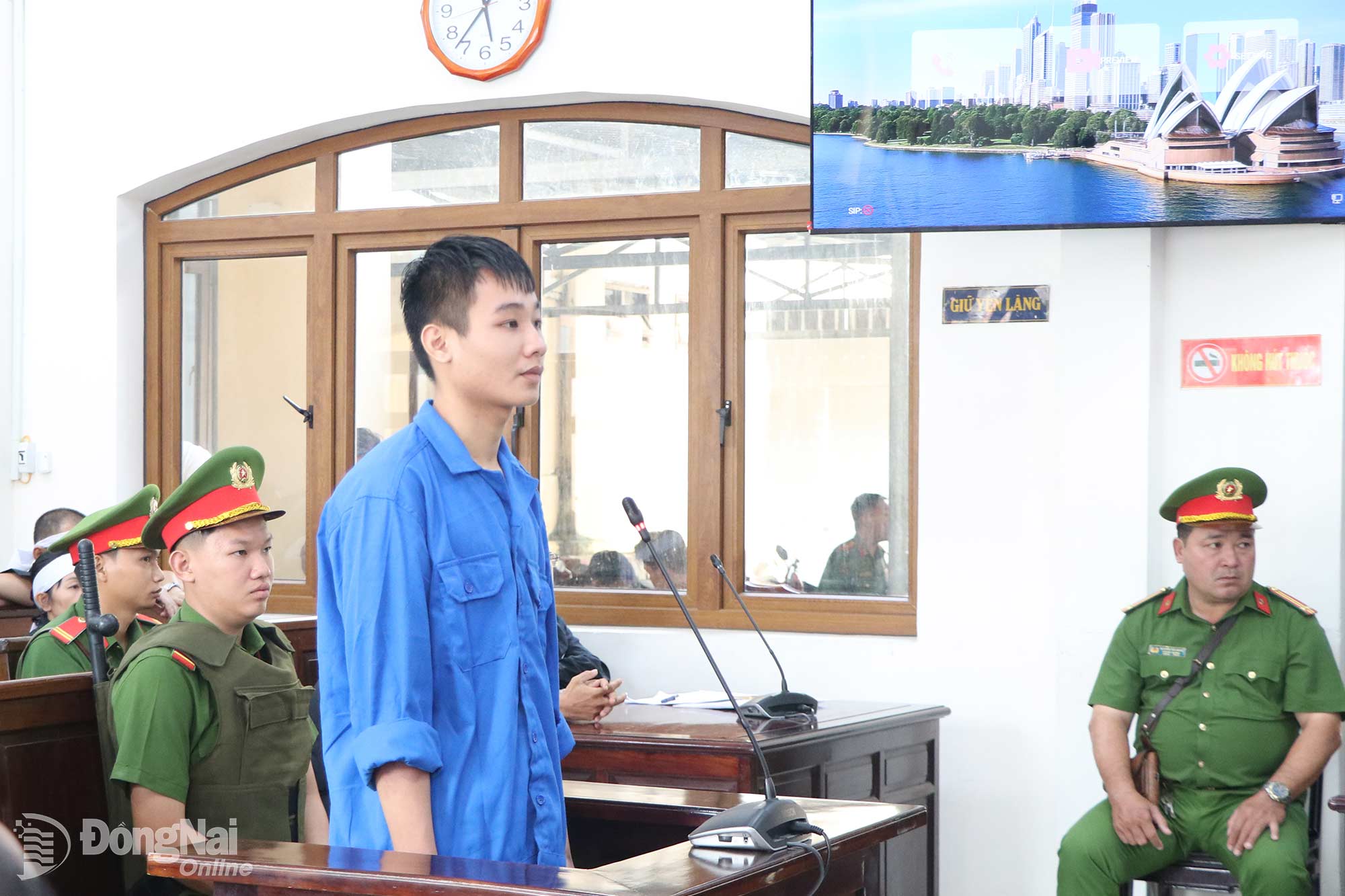 Bị cáo Nguyễn Đức Anh tại phiên tòa xét xử. Ảnh: Tố Tâm
