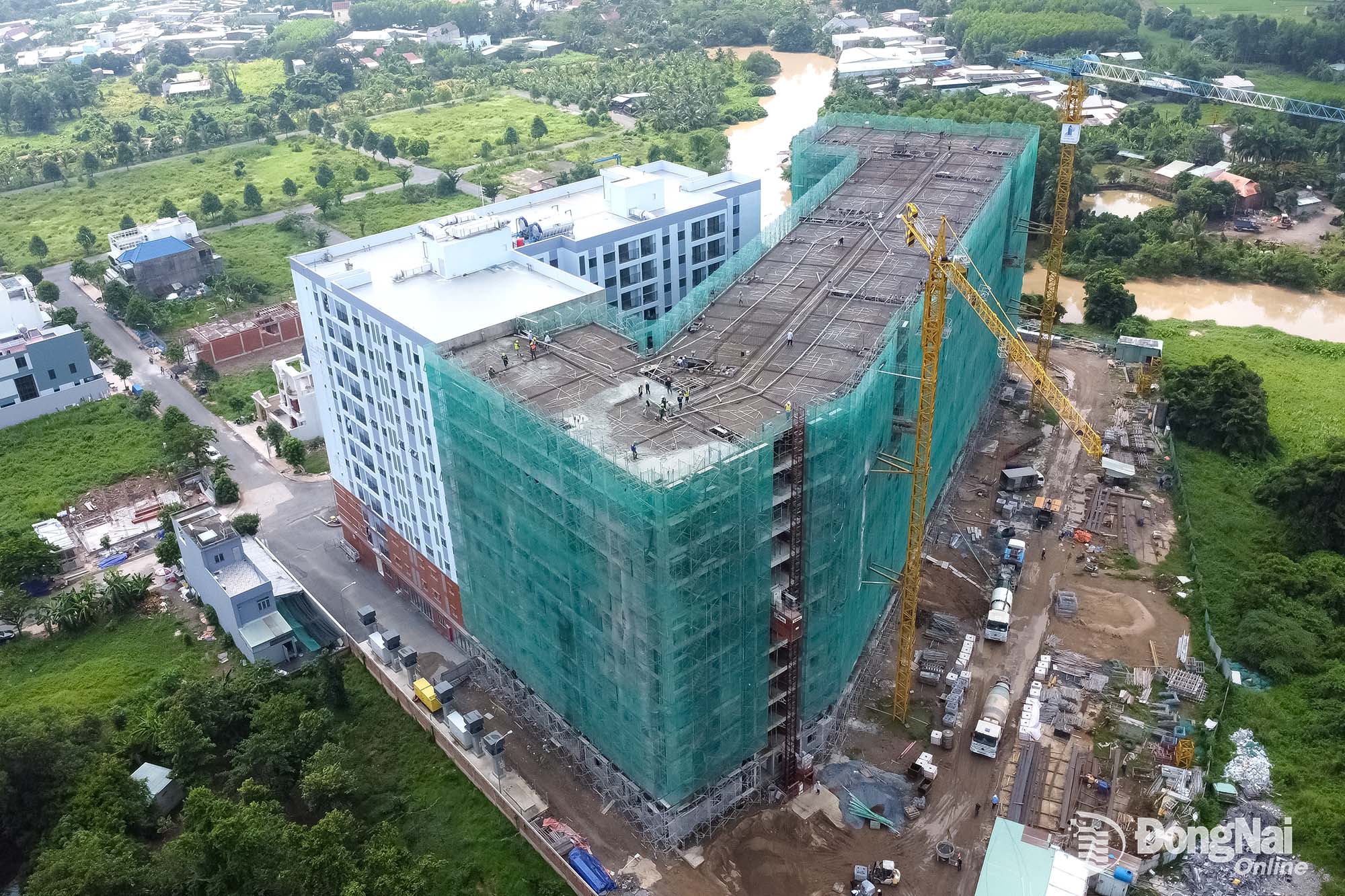 The social housing project in Phuoc Tan Ward developed by An Hung Phat Infrastructure Development JSC. Photo: Hoang Loc

